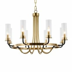 Staunton And Henry Elegant Modern Gold Chandelier Lighting