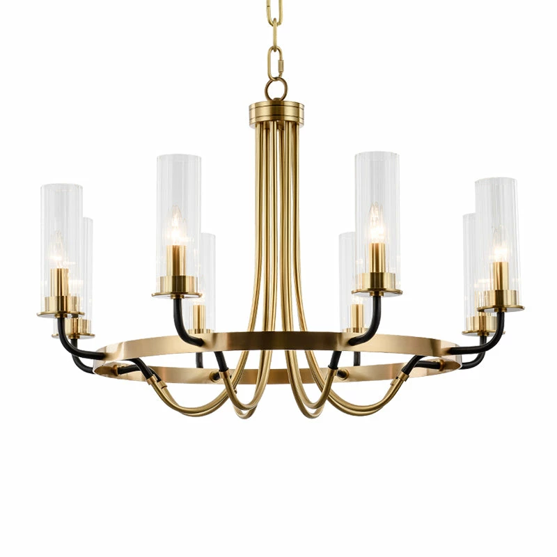 Staunton And Henry Elegant Modern Gold Chandelier Lighting