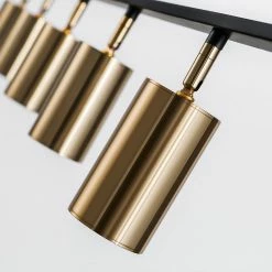 Staunton And Henry Modern Brass Hanging Track Lights