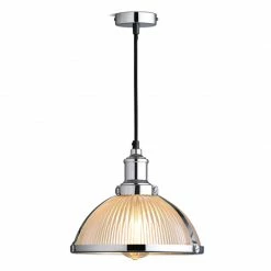 Staunton And Henry Lighting Retro Industrial Glass Pendant Light