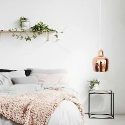 Staunton And Henry Lighting Cowbell Copper Pendant Light