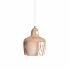 Staunton And Henry Lighting Cowbell Copper Pendant Light