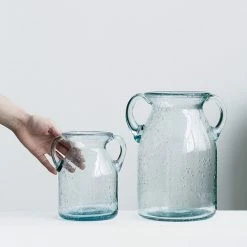 Staunton And Henry Vintage Glass Pale Vase Home Accessories