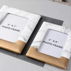 Staunton And Henry Home Accessories Modern Marble Picture Frame