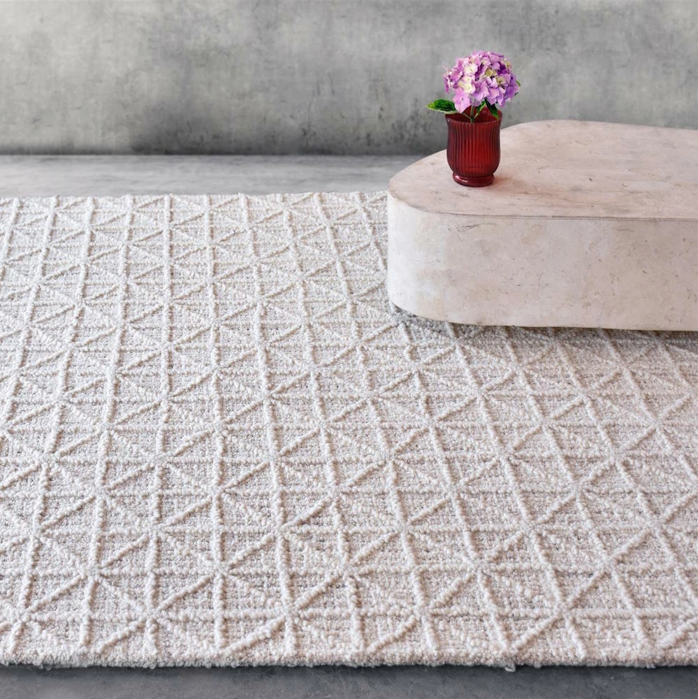 Staunton And Henry Abala Off White Wool Rug Rugs