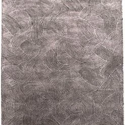 Staunton And Henry Rugs Esher Taupe And Grey Textured Wool Rug