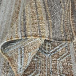 Staunton And Henry Rugs Yukon Grey And Beige Modern Kilim Rug