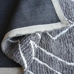 Staunton And Henry Winslet Modern Grey And White Area Rug Rugs