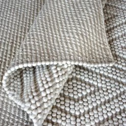 Staunton And Henry Yebishu Cream White Wool Rug