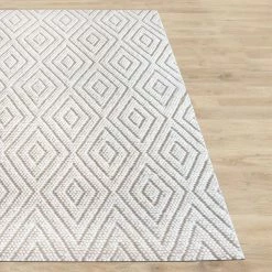 Staunton And Henry Yebishu Cream White Wool Rug