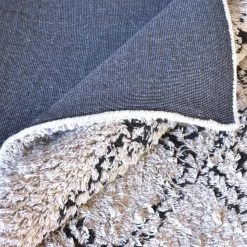 Staunton And Henry Torres White And Black Wool Rug