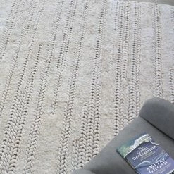 Staunton And Henry Rugs Ropas Chunky Weave Off White Rug
