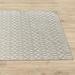 Staunton And Henry Keena Modern Chunky Weave Off White Rug Rugs