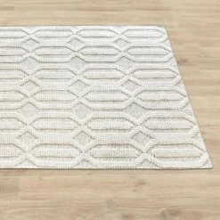 Staunton And Henry Yerra Modern Chunky Weave Off White Rug