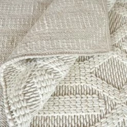 Staunton And Henry Yerra Modern Chunky Weave Off White Rug