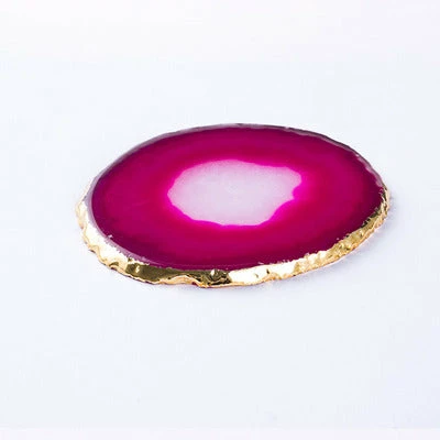 Staunton And Henry Agate Drink Coasters