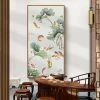 Staunton And Henry Lotus And Koi Oriental Wall Art With Frame Wall Decor