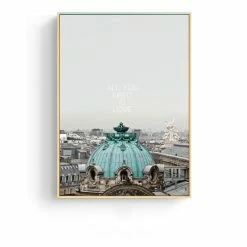 Staunton And Henry Love To Travel Wall Art With Frame