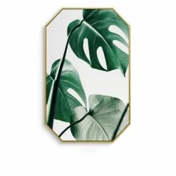 Staunton And Henry Inspirational Tropical Wall Art With Frame Wall Decor