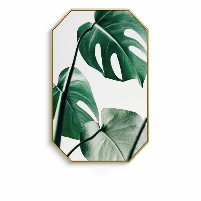 Staunton And Henry Inspirational Tropical Wall Art With Frame Wall Decor