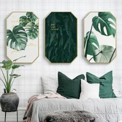Staunton And Henry Inspirational Tropical Wall Art With Frame Wall Decor