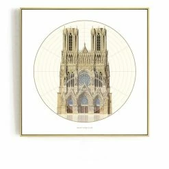 Staunton And Henry Classic Architecture Wall Art With Frame Wall Decor
