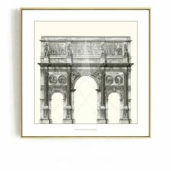 Staunton And Henry Classic Architecture Wall Art With Frame Wall Decor