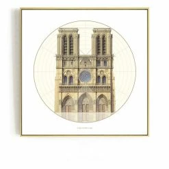 Staunton And Henry Classic Architecture Wall Art With Frame Wall Decor