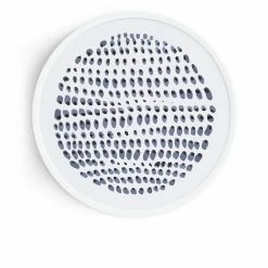 Staunton And Henry Round Blue And White Art Prints With Frame