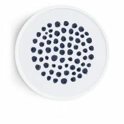 Staunton And Henry Round Blue And White Art Prints With Frame