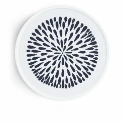 Staunton And Henry Round Blue And White Art Prints With Frame