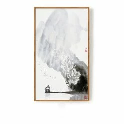 Staunton And Henry Wall Decor Black And White Japanese Wall Art With Frame