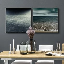 Staunton And Henry Wall Decor Ocean Photography Wall Art With Frame