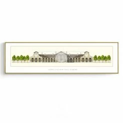 Staunton And Henry Architecture Drawing Wall Art With Frame Wall Decor