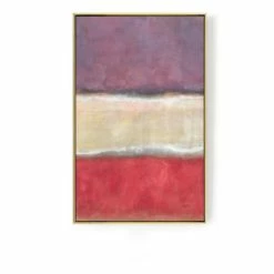 Staunton And Henry Wall Decor Colorful Abstract Wall Art With Frame