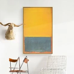 Staunton And Henry Wall Decor Colorful Abstract Wall Art With Frame