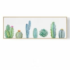 Staunton And Henry Green Leaf Wall Art With Frame Wall Decor