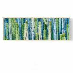 Staunton And Henry Green Leaf Wall Art With Frame Wall Decor