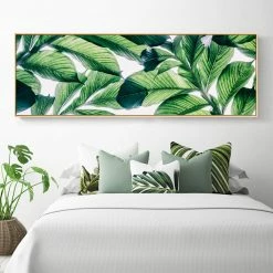 Staunton And Henry Green Leaf Wall Art With Frame SALE Wall Decor