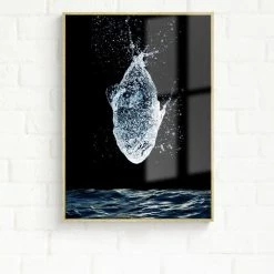Staunton And Henry Wall Decor Transparent Ocean Wall Art With Frame