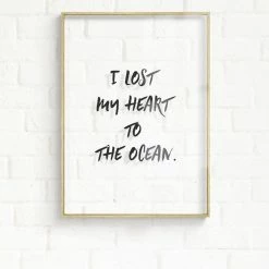 Staunton And Henry Wall Decor Transparent Ocean Wall Art With Frame