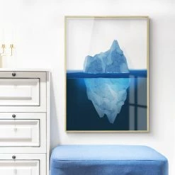 Staunton And Henry Wall Decor Transparent Ocean Wall Art With Frame