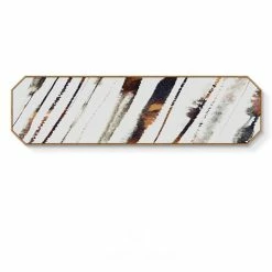 Staunton And Henry Wall Decor Beige Abstract Wall Art With Frame