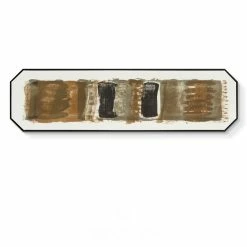 Staunton And Henry Wall Decor Beige Abstract Wall Art With Frame