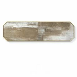Staunton And Henry Wall Decor Beige Abstract Wall Art With Frame