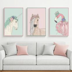 Staunton And Henry Girls Room Wall Art With Frame