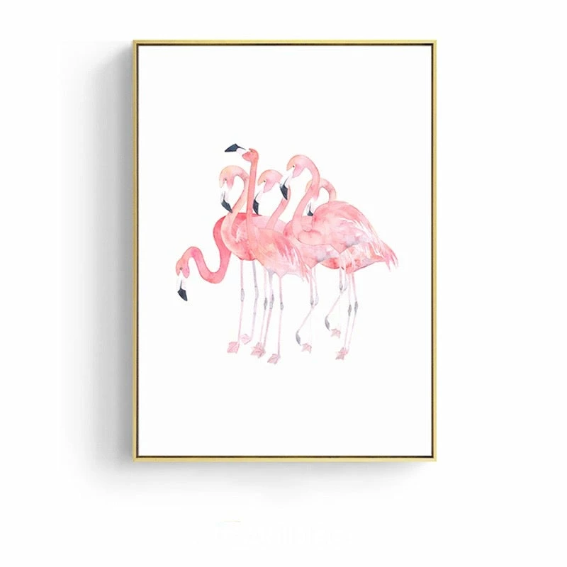 Staunton And Henry Framed Flamingo Wall Art