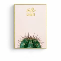 Staunton And Henry Modern Green Leaf Wall Art With Frame Wall Decor