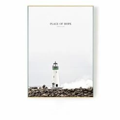 Staunton And Henry Inspirational Ocean Photographic Wall Art With Frame