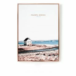 Staunton And Henry Wall Decor Pink And Blue Photographic Wall Art With Frame